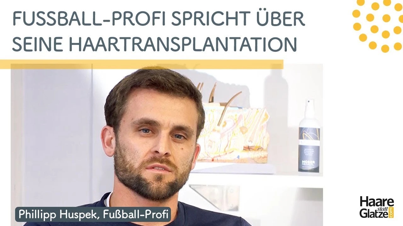 "Ich hab's gemacht!" - Profi-Fußballer Philipp Huspek steht zur Haartransplantation