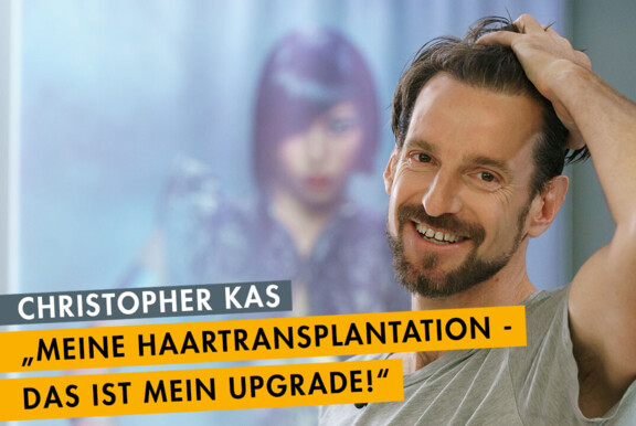 Christopher Kas ist rundum zufrieden mit seiner Haartransplantation bei Moser Medical